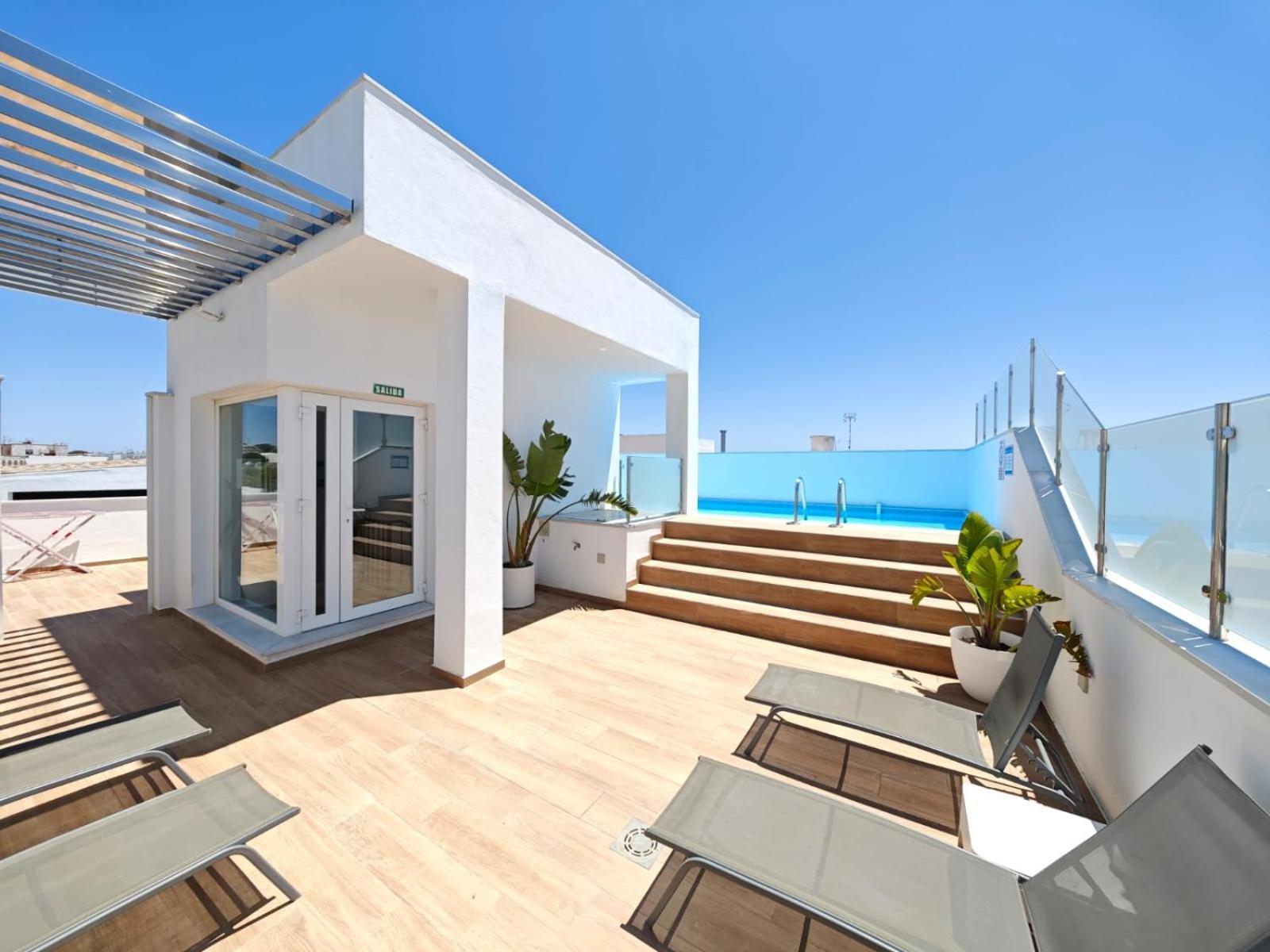 Apartamento Nuevo En Planta Baja A Con Piscina Y Solarium Barbate Eksteriør billede